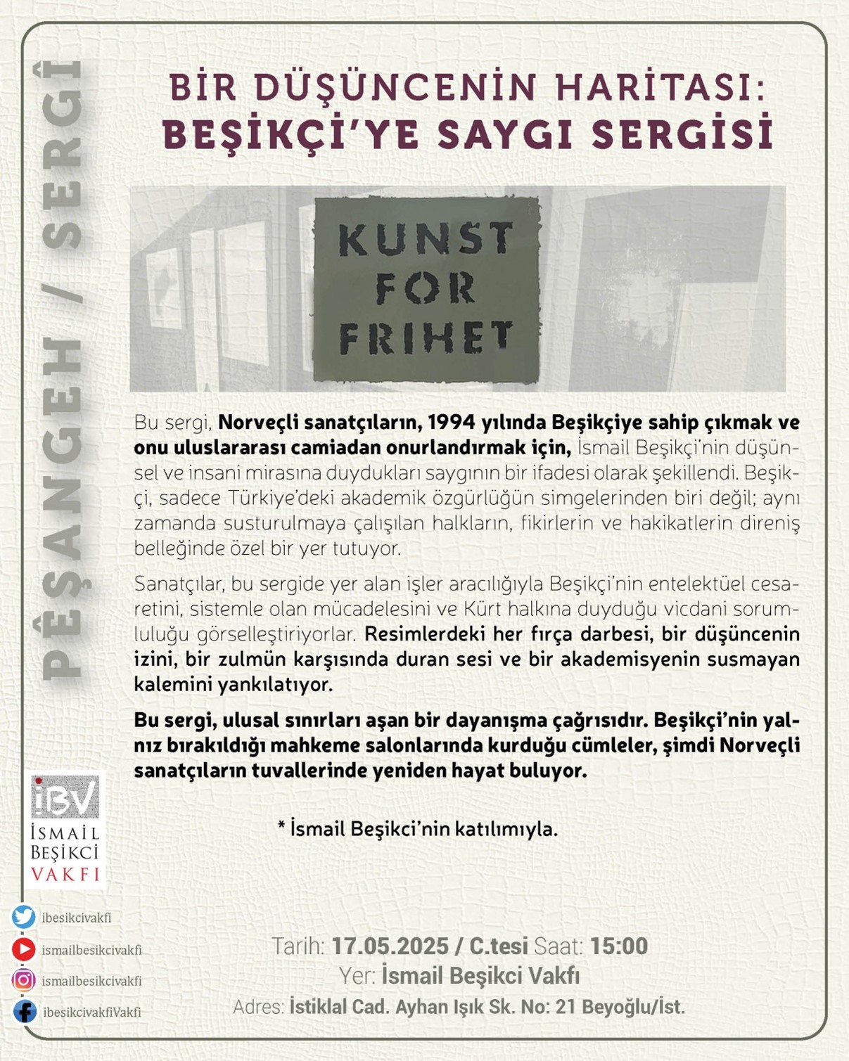 Beşikçiye Saygı Sergisi