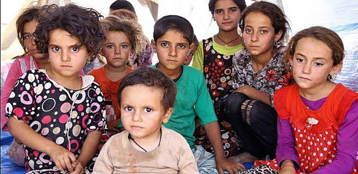 ?engal, Zarokên êzidî