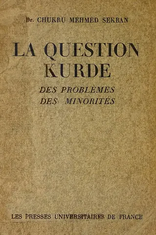 La Question Kurde, Kapak kopya