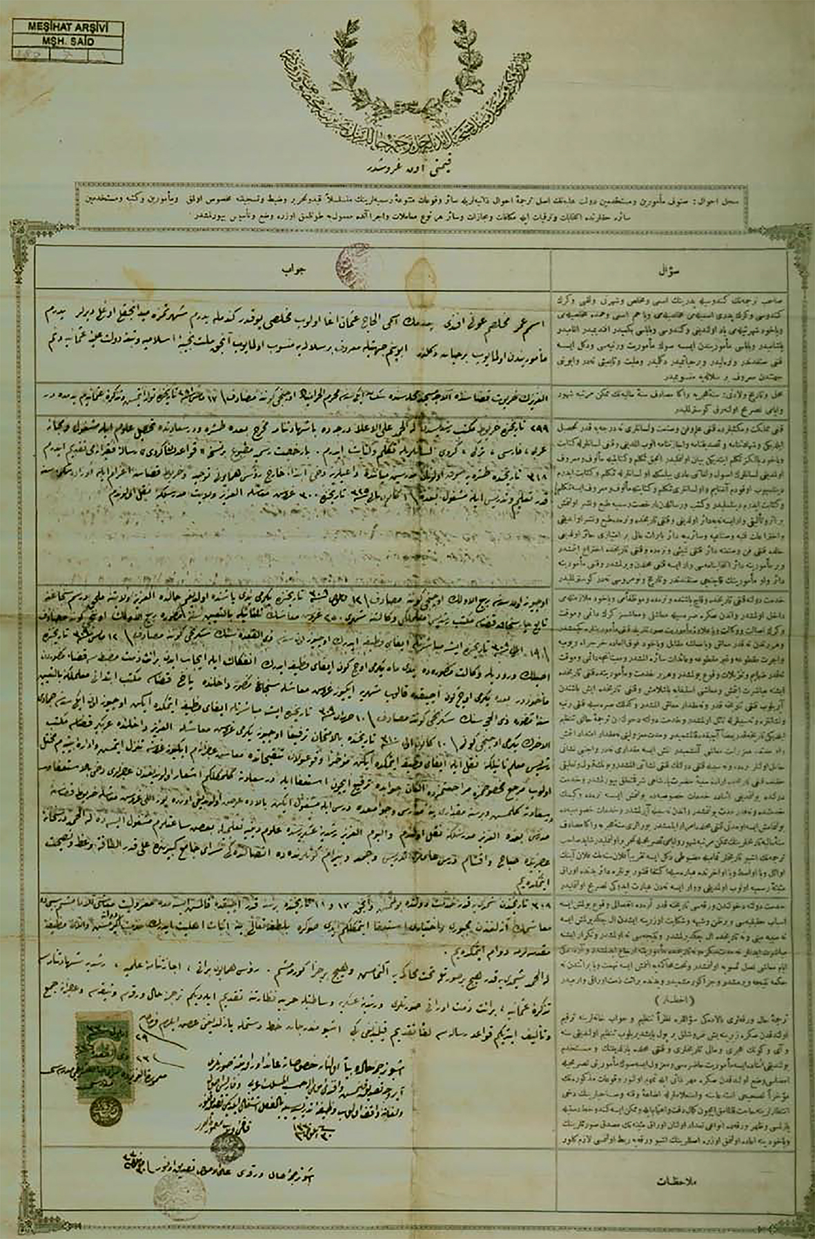 Ö. Avni, Kimlik Bilgileri, Me?iat ar?ivi