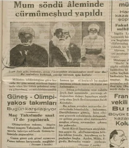 Saidi Kurdi, gazete